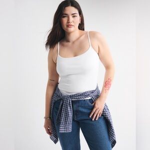 NWT Abercrombie Bra-Free Rib 90’s Cami